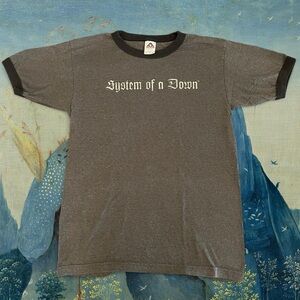 vintage 90s System of a Down tee